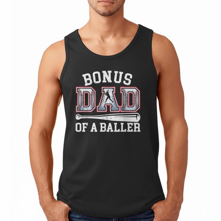 Bonus Dad Shirt Baseball Dad Fathers Day Men Tank Top