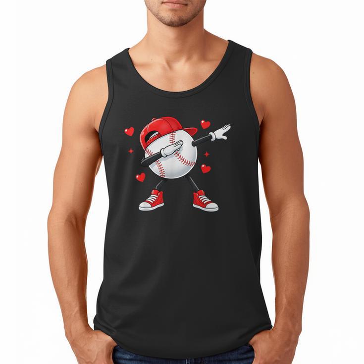 Boys Valentines Baseball Men Tank Top