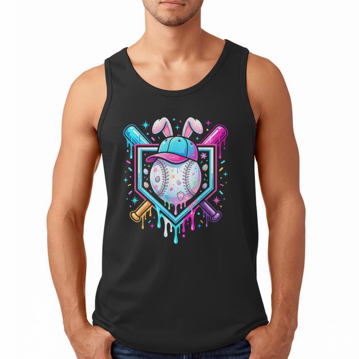 Bunny Baseball Hat With Ice Cream Easter Day Boys Kids Girls Men Tank Top