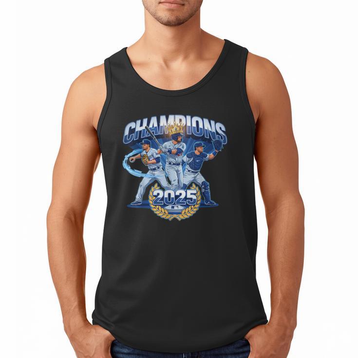 Champions 2025 Baseball Retro Athletic Celebration Theme Men Tank Top