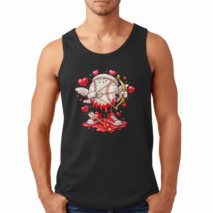 Cupid Baseball Drip Icecream Apparel Youth Boy Valentine Men Tank Top