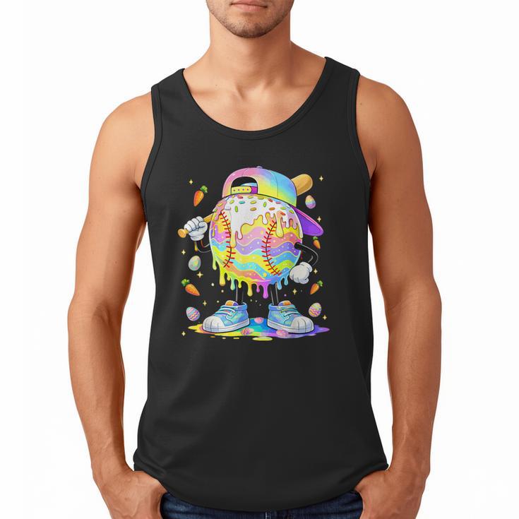 Cute Easter Baseball Ice Cream Boys Girls Kids Men Tank Top