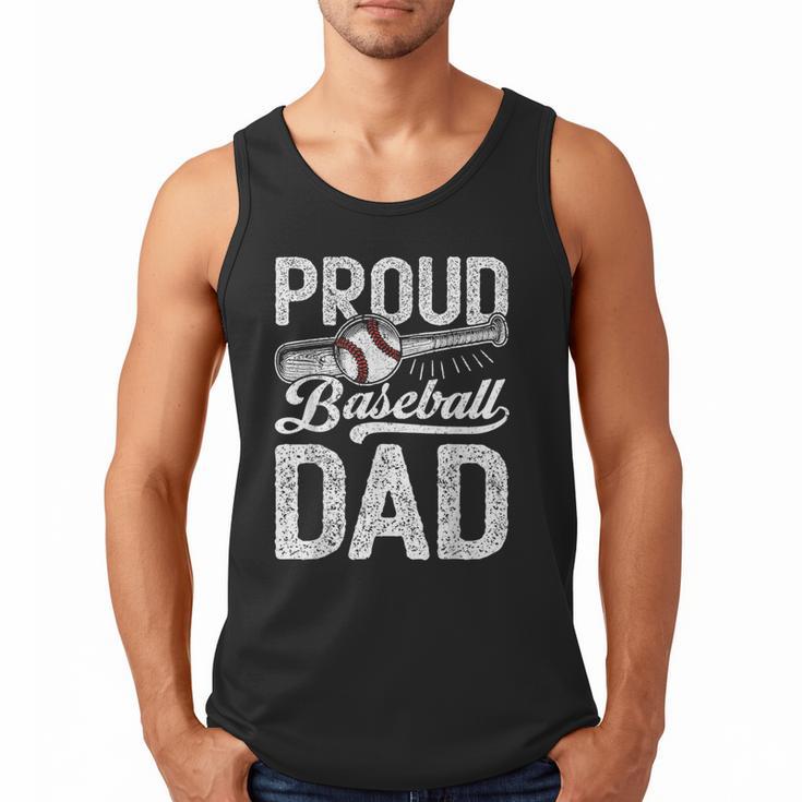 Dad Baseball For Men Proud Baseball Dad & Son Men Tank Top