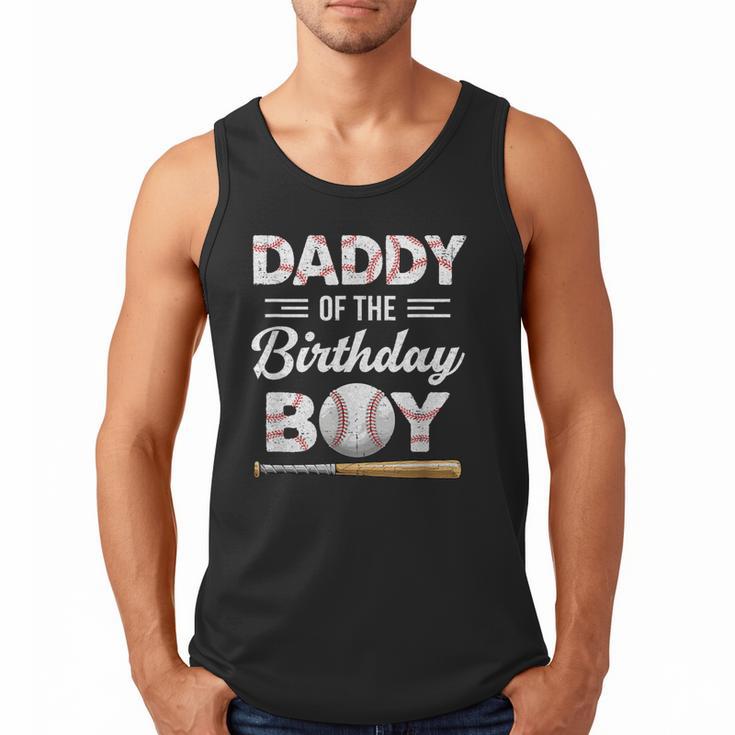 Daddy Of The Birthday Boy Baseball Matching Family Men Tank Top