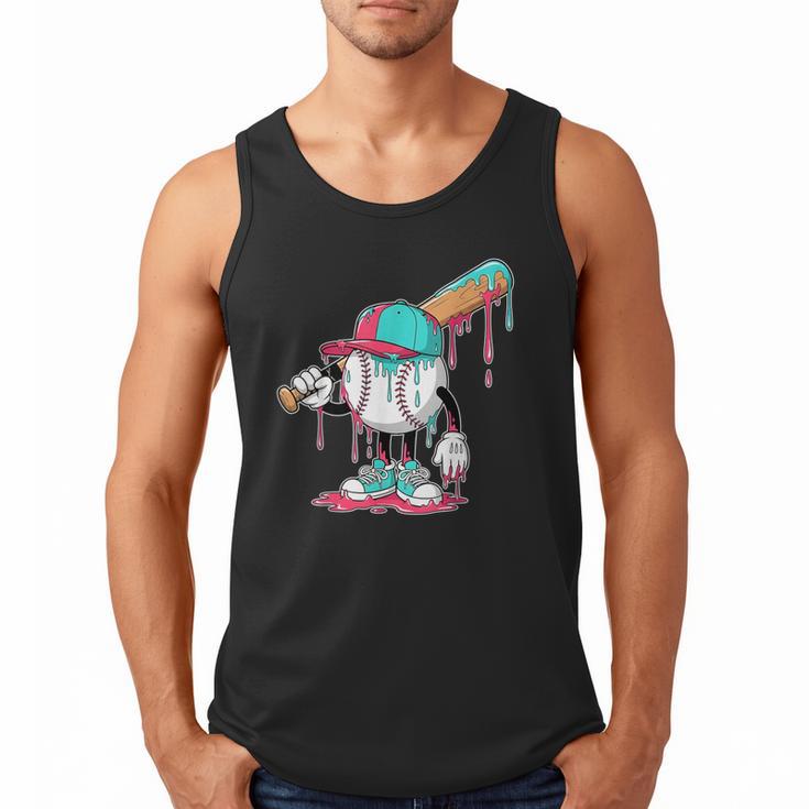 Drip Baseball For Boys Ice Cream Drip Youth Boys Sprinkles Men Tank Top