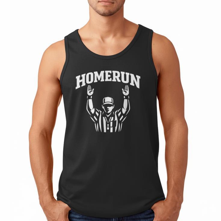 Football Referee Tee Touchdown Baseball Homerun Men Tank Top