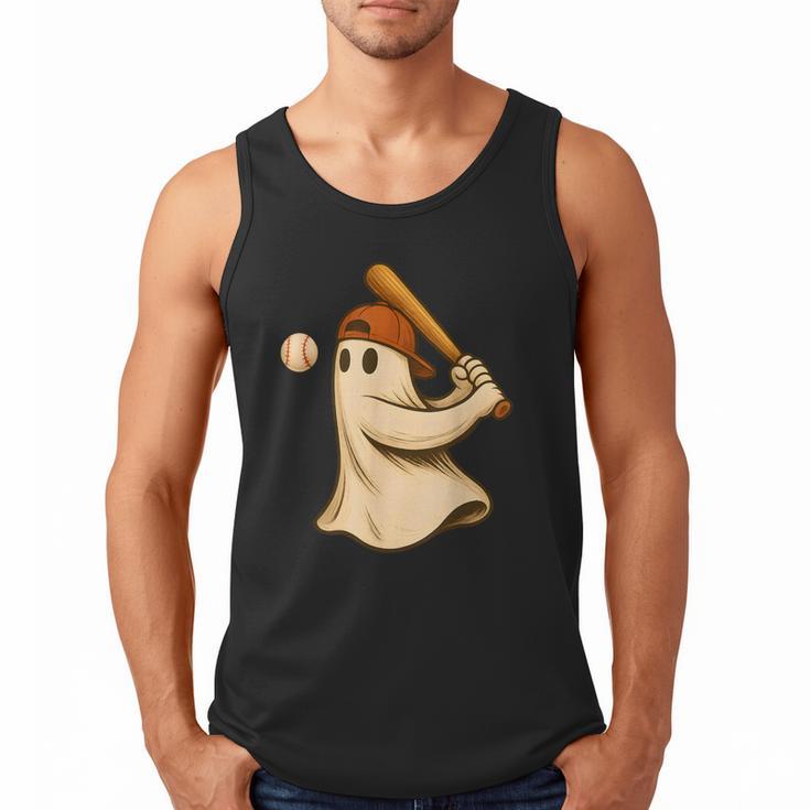 Ghost Baseball Halloween Costume Men Boys Kids Men Tank Top