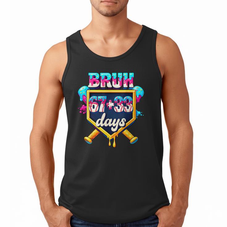 Happy 6733 Days Of School Baseball Drip 100th Day Of School Men Tank Top