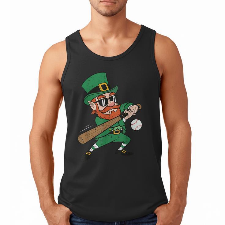 Leprechaun Baseball St Patricks Day Saint Pattys Men Boys Men Tank Top