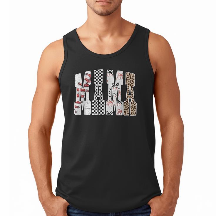 Mama Baseball Season Happy Game Day Trendy Sports Mom Men Tank Top