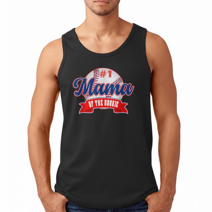Mama Rookie Of Year 1st Birthday Baseball Theme Matching Men Tank Top