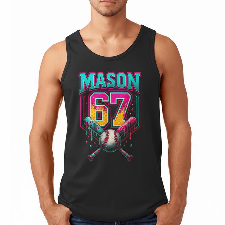 Mason 67 Ice Cream Drip Baseball Ice Cream Drip Men Tank Top