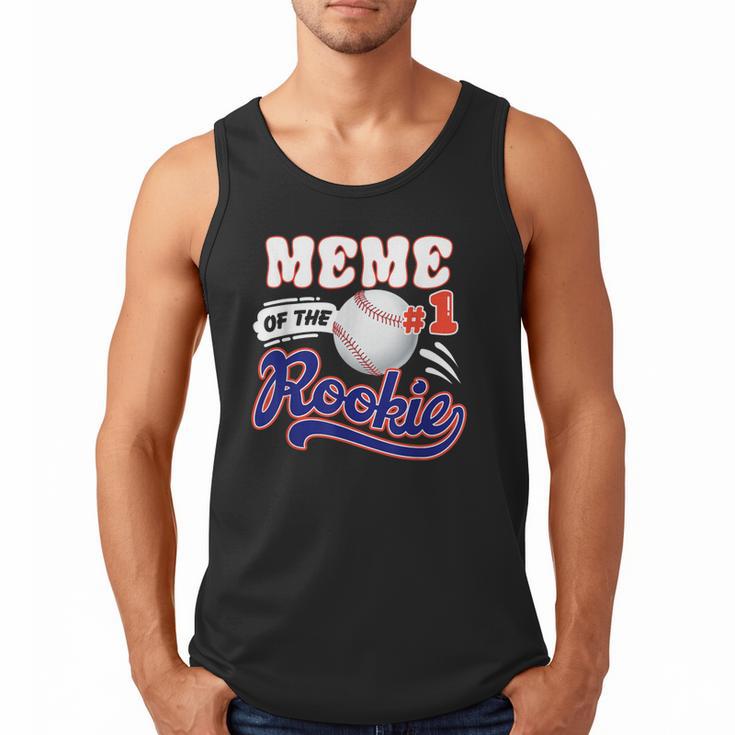 Meme Rookie Of Year 1st Birthday Baseball Theme Matching Men Tank Top