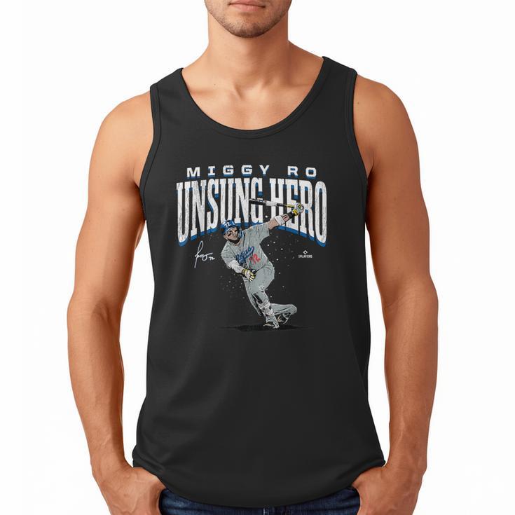 Miguel Rojas Unsung Hero Los Angeles Baseball MLBPA Men Tank Top