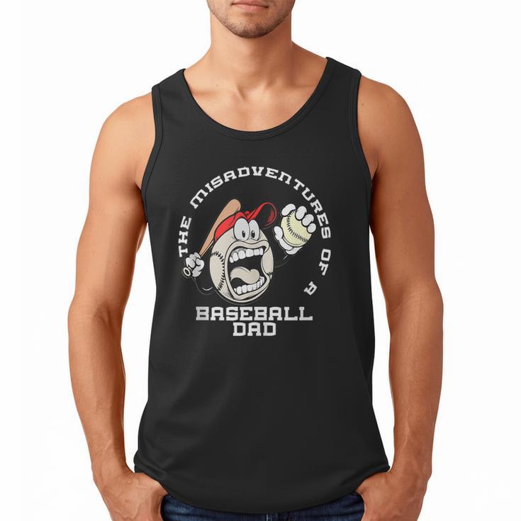 The Misadventures Of A Baseball Dad Men Tank Top