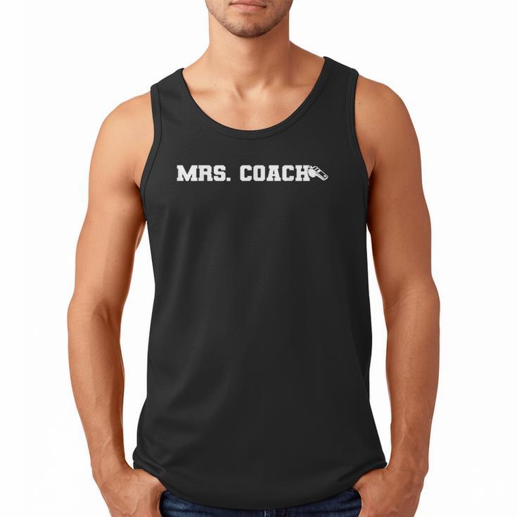 Mrs Coach Football Basketball Baseball Coach Wife Men Tank Top