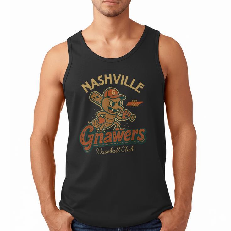 Nashville Gnawers Retro Minor League Baseball Men Tank Top