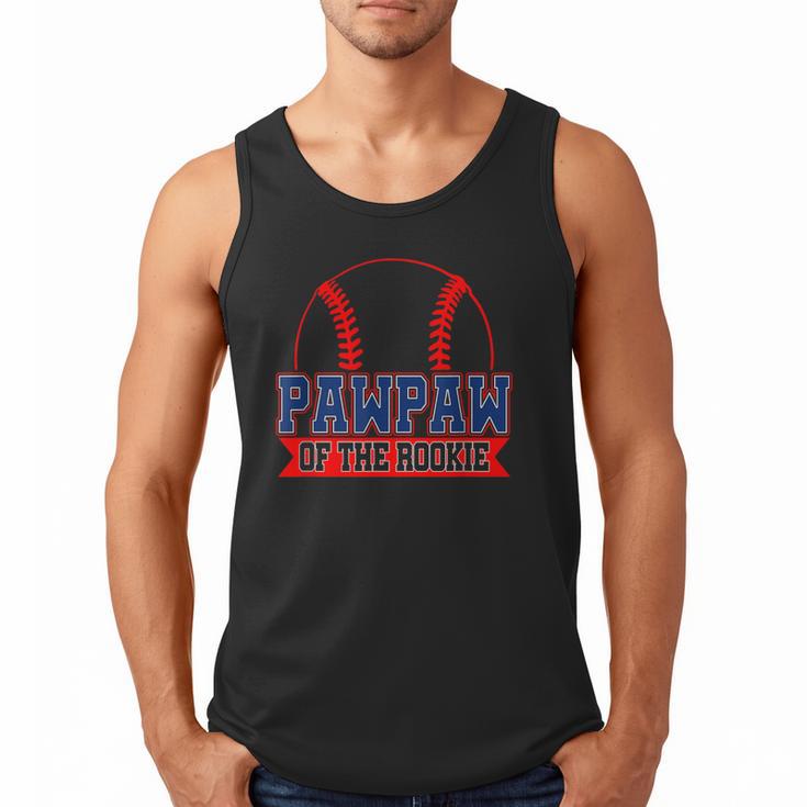 Pawpaw Rookie Of Year 1st Birthday Baseball Theme Matching Men Tank Top