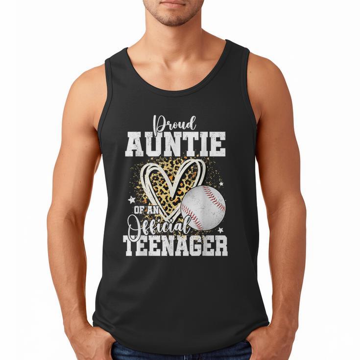Proud Auntie Of An Official Teenager 13th Birthday Baseball Men Tank Top