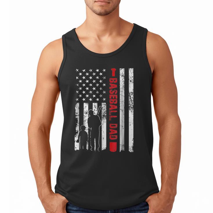 Proud Baseball Dad American Flag Sports Father Day Men Tank Top Proud Baseball Dad American Flag Sports Father Day Men Tank Top