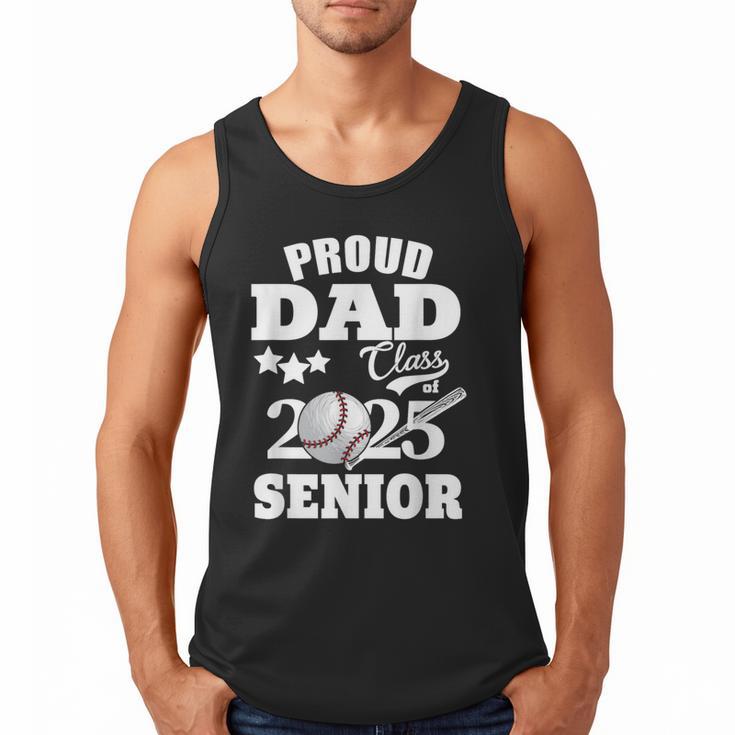 Proud Dad Class Of 2025 Graduation Senior Baseball Dad Men Tank Top