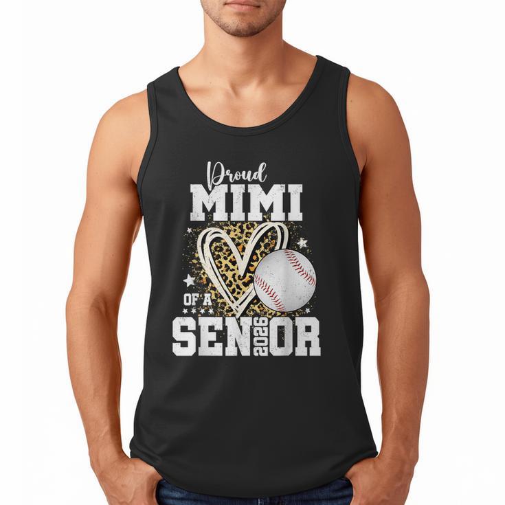 Proud Mimi Of A 2026 Senior Baseball Graduation Leopard Men Tank Top