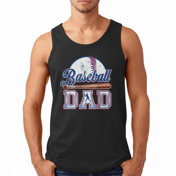 Retro Baseball Dad Game Day Sport Dad Father's Day Men Tank Top