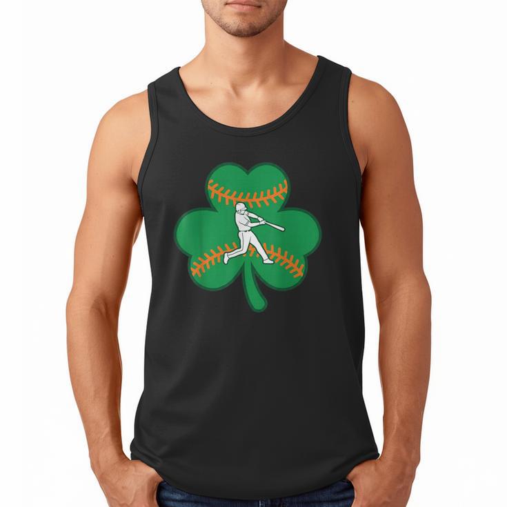 Retro Shamrock Baseball St Patricks Day Men Women Boys Girls Men Tank Top