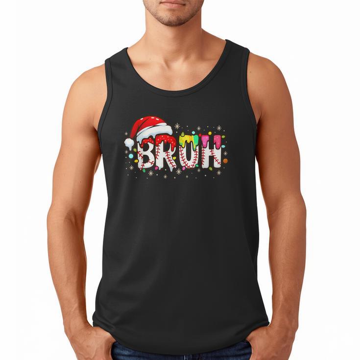 Santa Bruh Baseball Christmas Xmas Meme Pajamas Family Men Tank Top Santa Bruh Baseball Christmas Xmas Meme Pajamas Family Men Tank Top