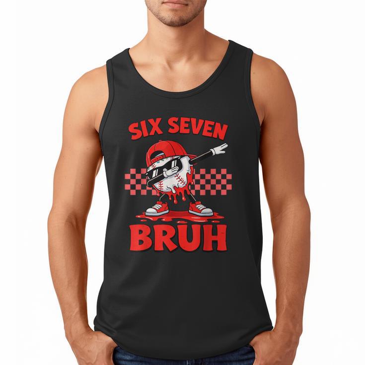 Six Seven 67 Bruh Baseball Valentine’s Day Teens Boys Kids Men Tank Top