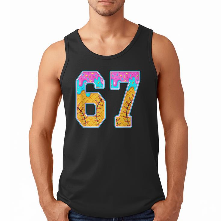 Six Seven Baseball Drip Men Tank Top