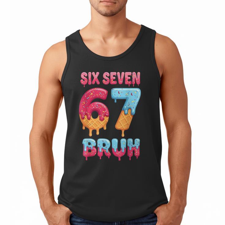 Six Seven Bruh 67 Ice Cream Drip Baseball For Men Women Kids Men Tank Top