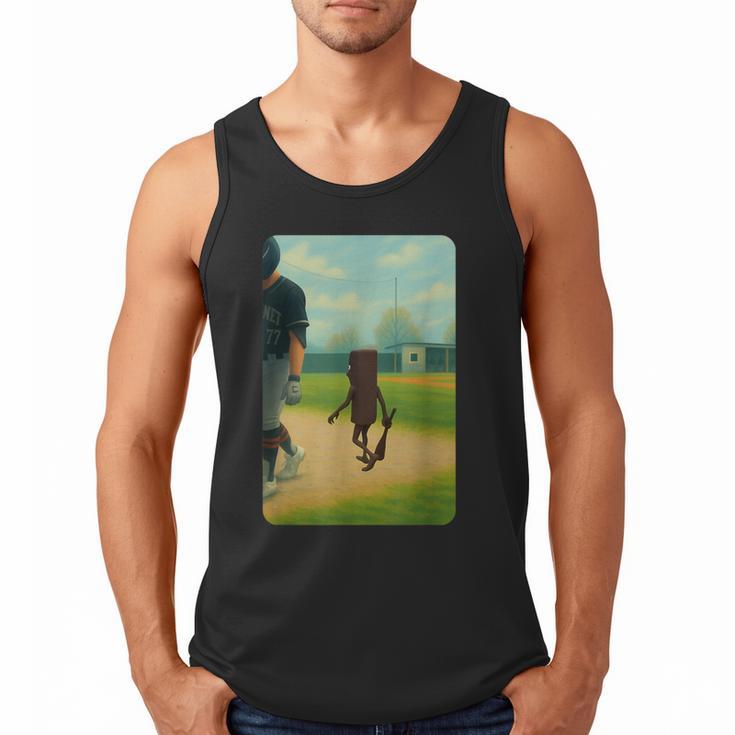 Tung Tung Tung Sahur Baseball Meme Men Tank Top