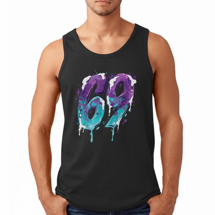 Vintage Baseball 69 Number Men Tank Top