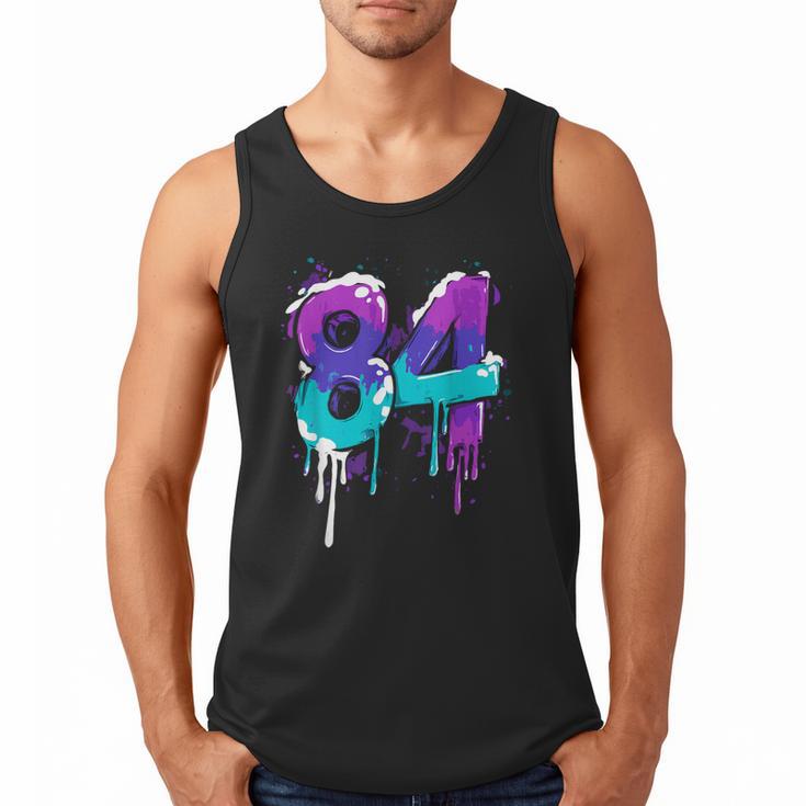 Vintage Baseball 84 Number Men Tank Top