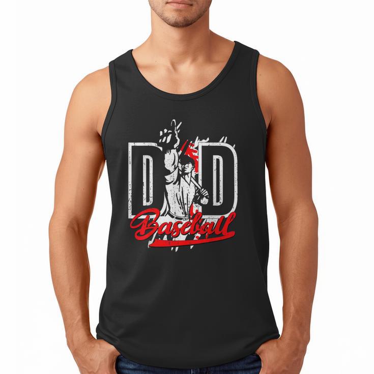 Vintage Baseball Dad Daddy Father's Day Clothing Men Tank Top