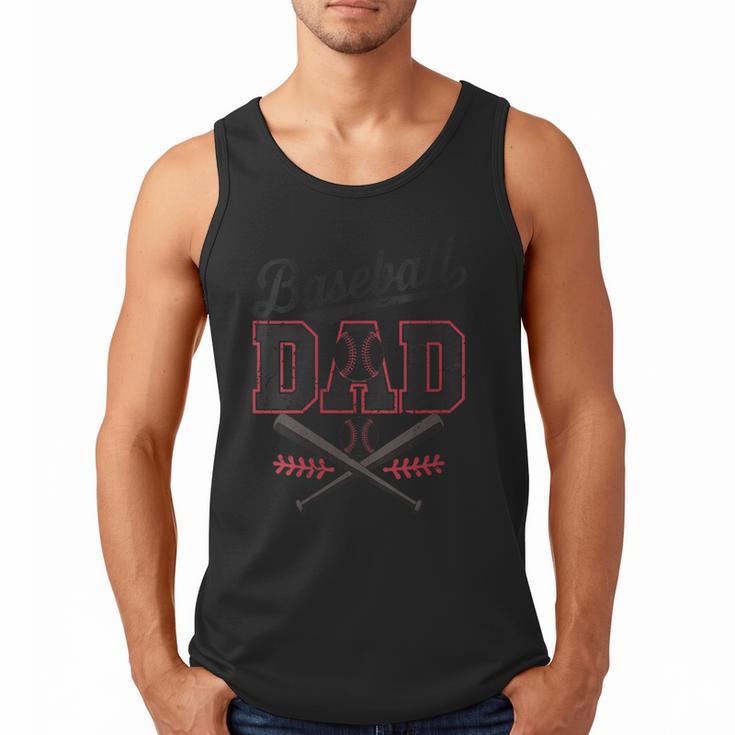 Vintage Baseball Dad Fathers Day Daddy Toddler Kids Boys Men Tank Top