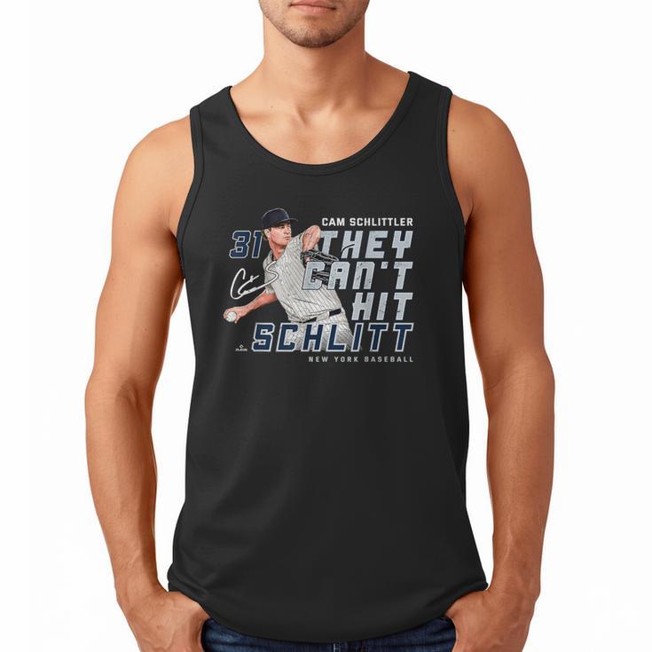 They Can't Hit Schlitt Cam Schlittler New York Baseball MLBP Men Tank Top