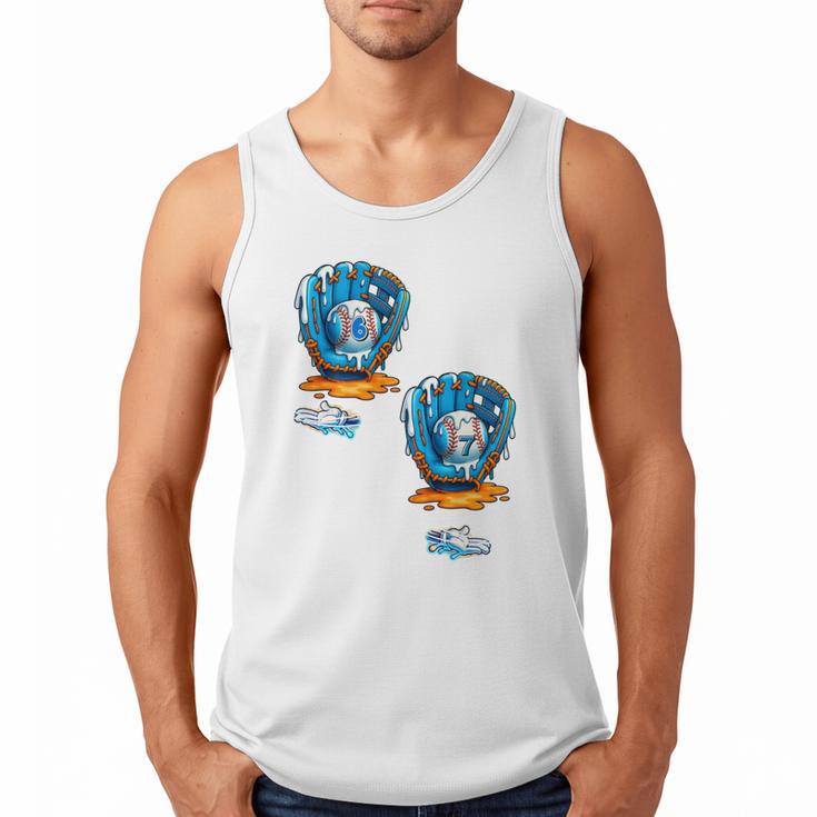 6-7 Meme Baseball Drip Team Glove Catcher Ice Cream Men Tank Top