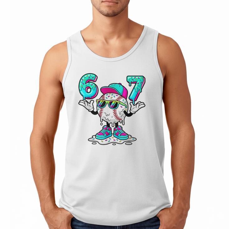 67 Baseball Drip Ice Cream 67 Baseball Men Boy Kids Men Tank Top