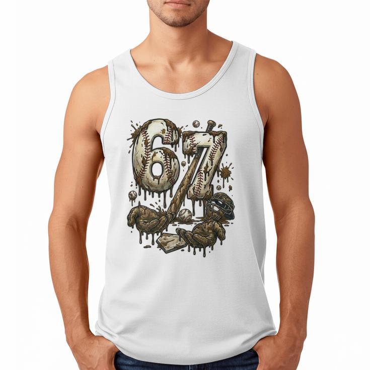 67 Baseball Six Seven Baseball 6 7 Kids Boys Girls Men Tank Top