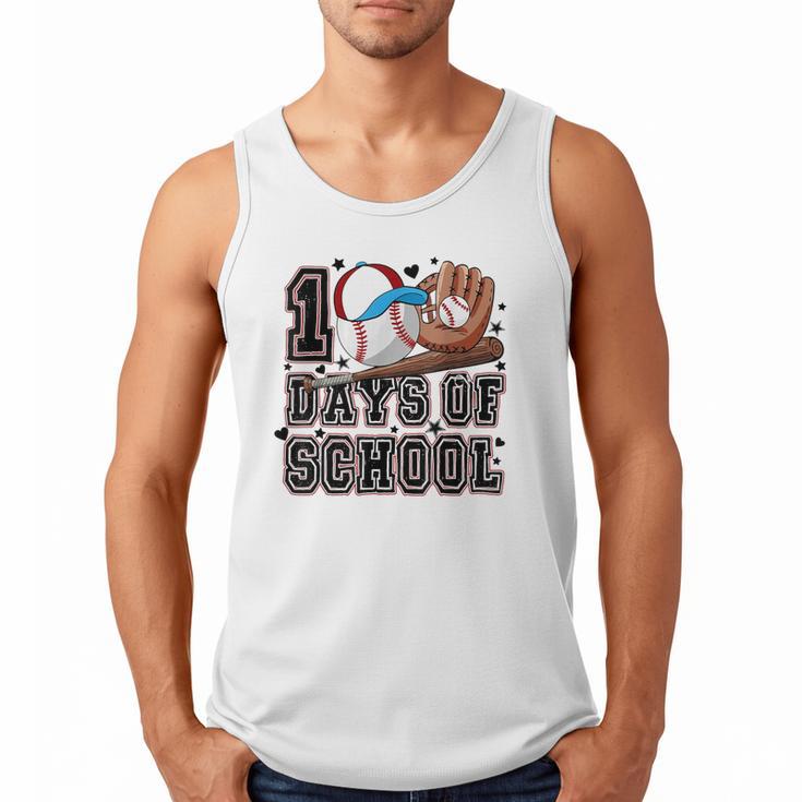 Baseball 100 Days Of School Happy 100th Day Teachers Kids Men Tank Top