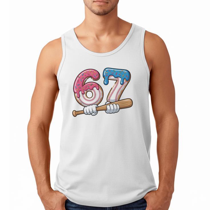 Baseball 67 Kids Ice Cream Drip Six Seven Youth Boys Men Tank Top