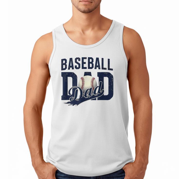 Baseball Dad Daddy Papa Men Tank Top