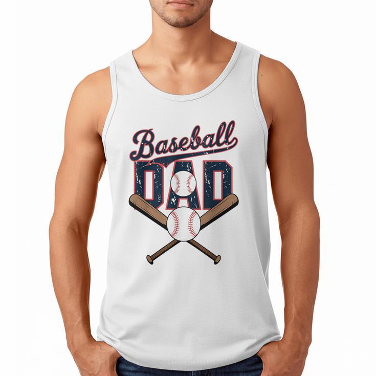 Baseball Dad Father's Day Celebration For Sports Lovers Fans Men Tank Top