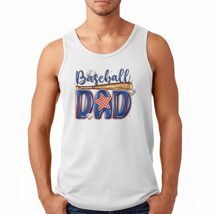 Baseball Dad Game Day Fathers Day Men Tank Top Baseball Dad Game Day Fathers Day Men Tank Top
