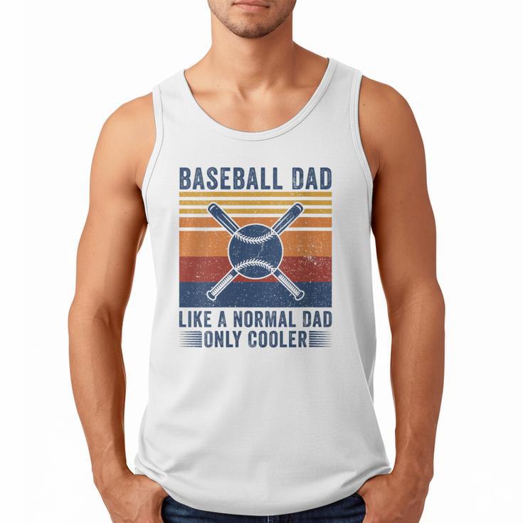 Baseball Dad Like A Normal Dad Only Cooler Men Tank Top