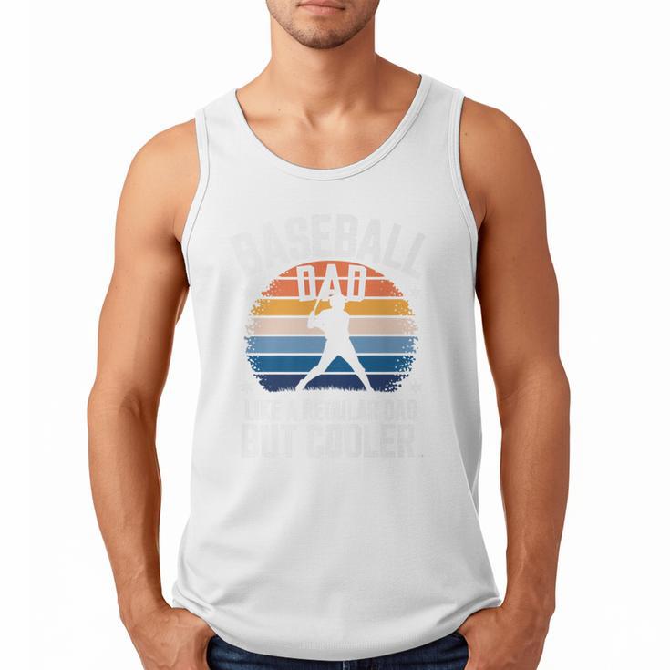 Baseball Dad Like a Regular Dad But Cooler Premium Men Tank Top