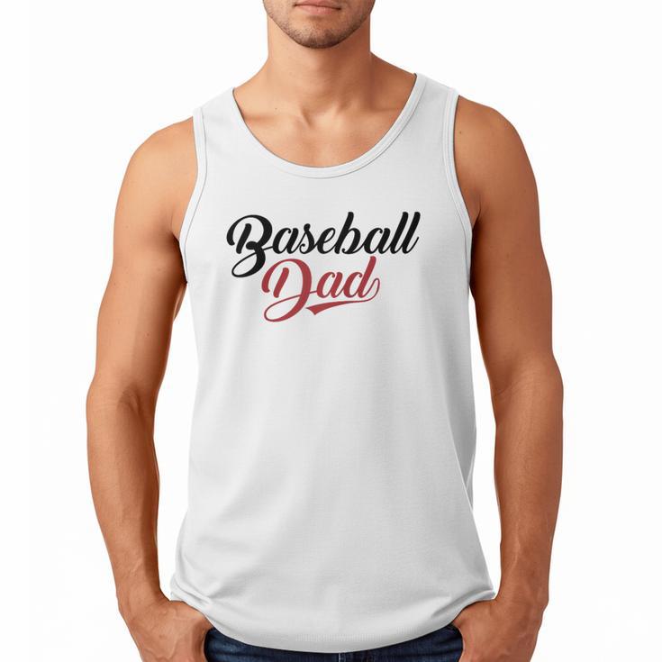 Baseball Dad Script Raglan Baseball Tee Men Tank Top