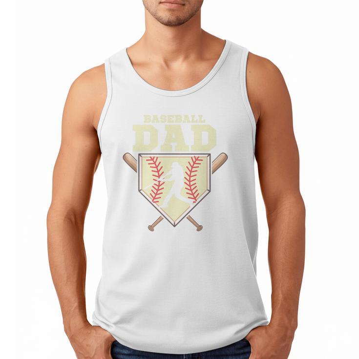 Baseball Dad Sport Fan Father Premium Men Tank Top